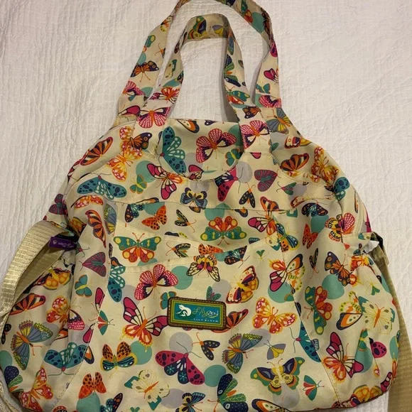 Lily Zen by Lily Bloom Butterfly Twister Morgan Weekender Bag. - Picture 1 of 13